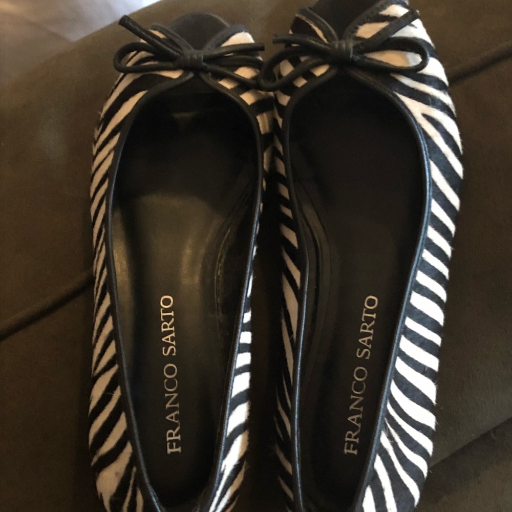 Zebra fur flats